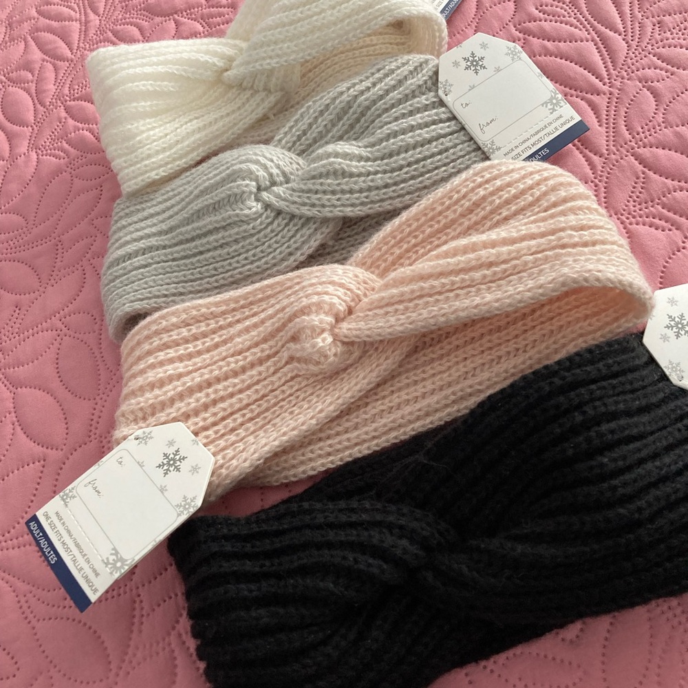 Cozy Knitted Headbands Set
